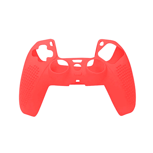CASE FUNDA PROTECTORA SILICONA MANDO CONTROL PLAYSTATION 5 PS5 DUALSENSE COLOR ROJO