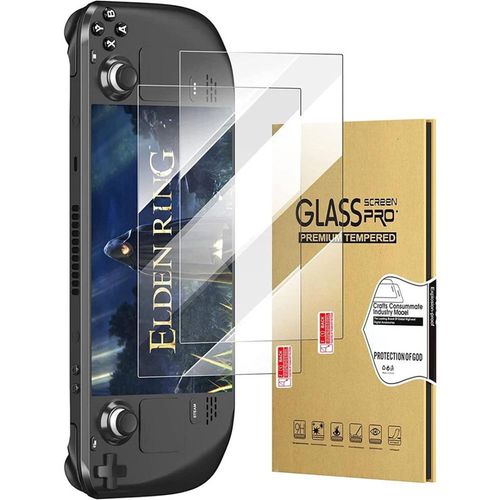 PROTECTOR DE PANTALLA MICA DE VIDRIO TEMPLADO PARA STEAM ( 1ERA GENERACION ) DECK ANTI RAYADURAS X 2
