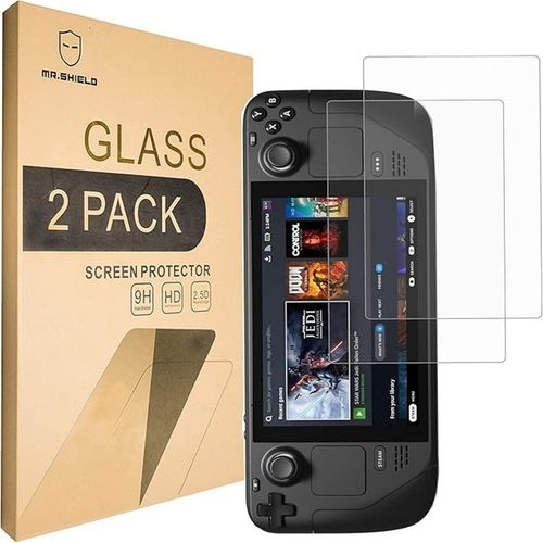 PROTECTOR PANTALLA MICA DE VIDRIO TEMPLADO STEAM DECK OLED 2023 X 2 UNIDADES