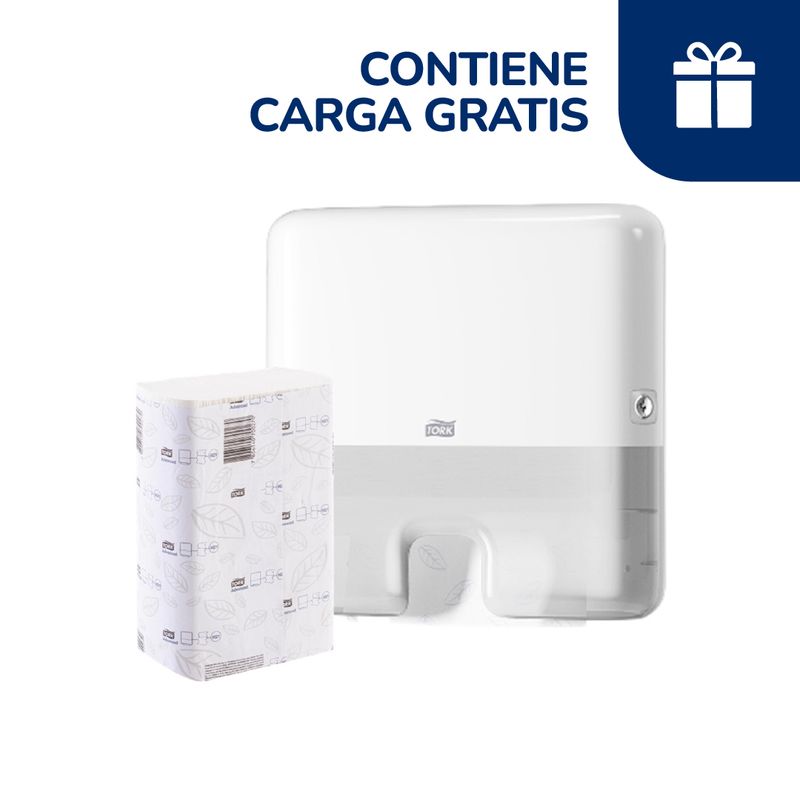 Dispensador-Papel-Toalla-Interfoliada-Tork-Xpress®---Carga-Gratis