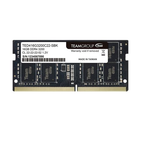 Memoria RAM SO-DIMM Team Group Elite 16GB DDR4 3200MHz 1.2V CL22 Laptop