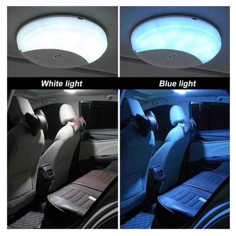 Luz-de-techo-interior-para-automovil-recargable-luz-blanca-y-azul