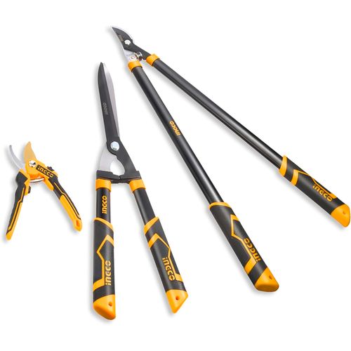 Set Tijeras de Podar 8.5"/22"/29" 3Pzas INGCO HLT76033