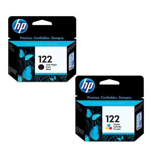 Pack Cartucho de Tinta HP 122 Negro +Color
