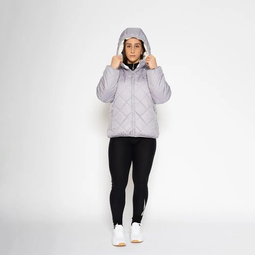 Casaca Deportiva Reebok Mujer Dgpuffer Rev To Snow Fleece Olrb2161Dg Gris