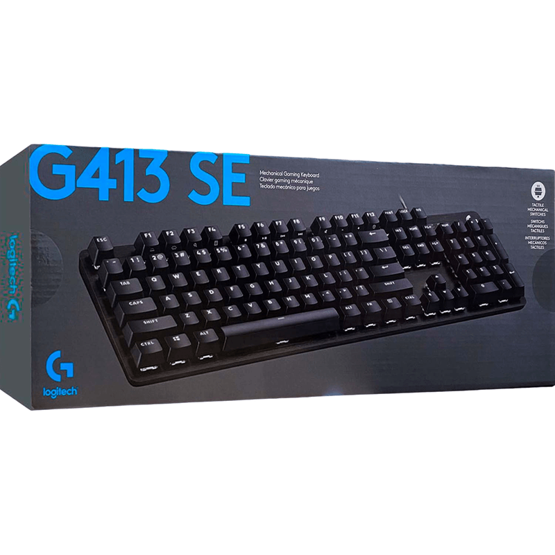 Teclado-Gamer-Logitech-G413-SE-Mecanico-Blanco-LED---Negro