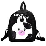 Mochila-para-Niños-Lonchera-Escolar-Vaquita-Negro-MV1