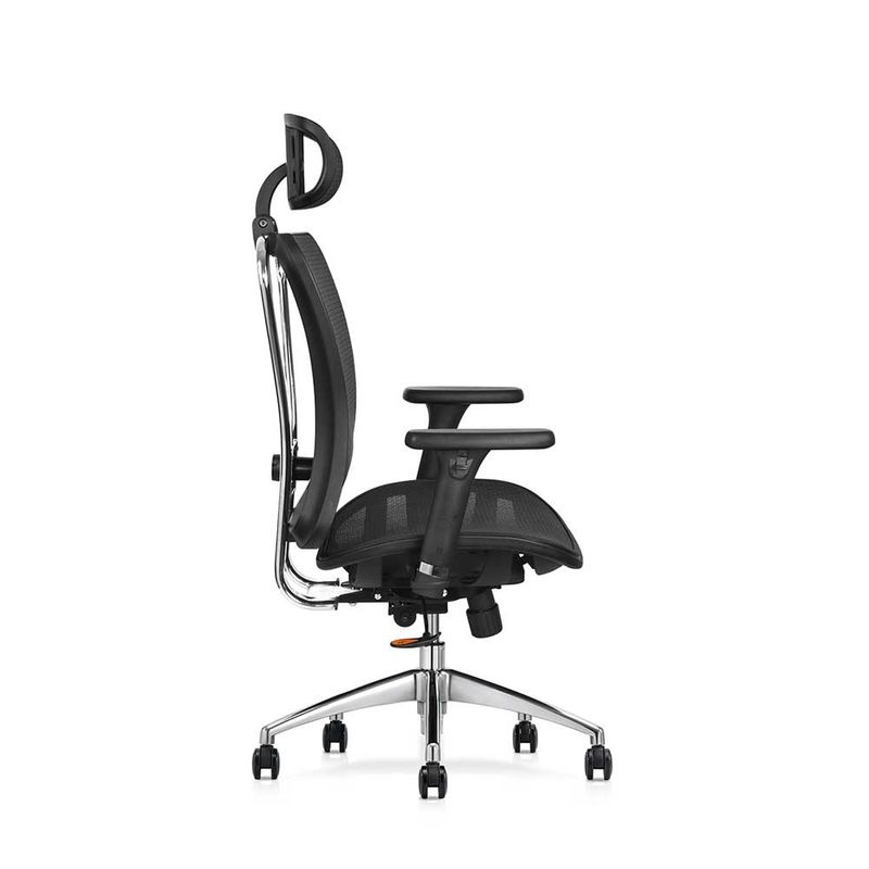 Silla-de-oficina-Londres-Black-Gerencial-Ergonomica