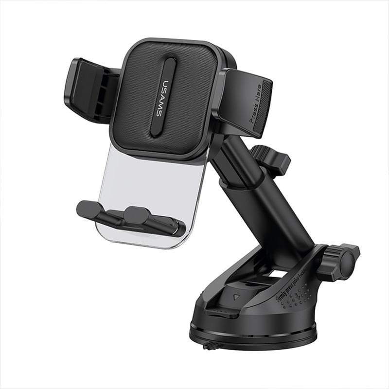 Soporte-Retractil-de-consola-auto-Negro