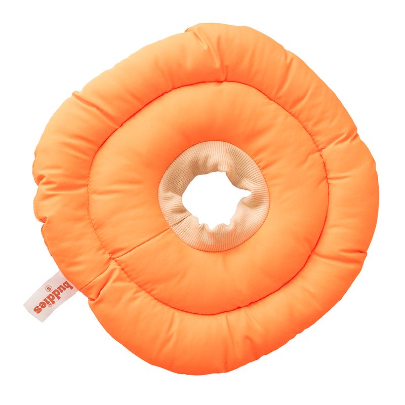 Buddies-Donut-Anti-lamidos-Collar-Isabelino-Naranja-XS