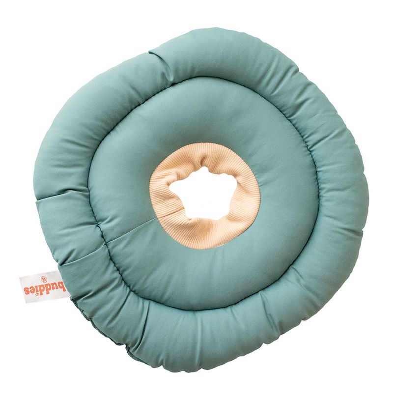 Buddies-Donut-Anti-lamidos-Collar-Isabelino-Verde-M