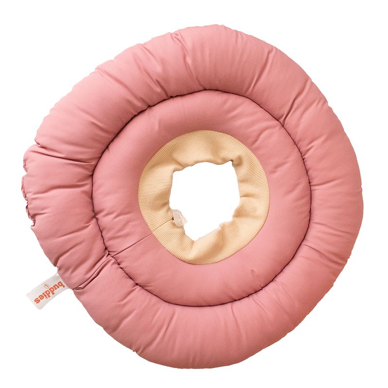 Buddies-Donut-Anti-lamidos-Collar-Isabelino-Rosa-L