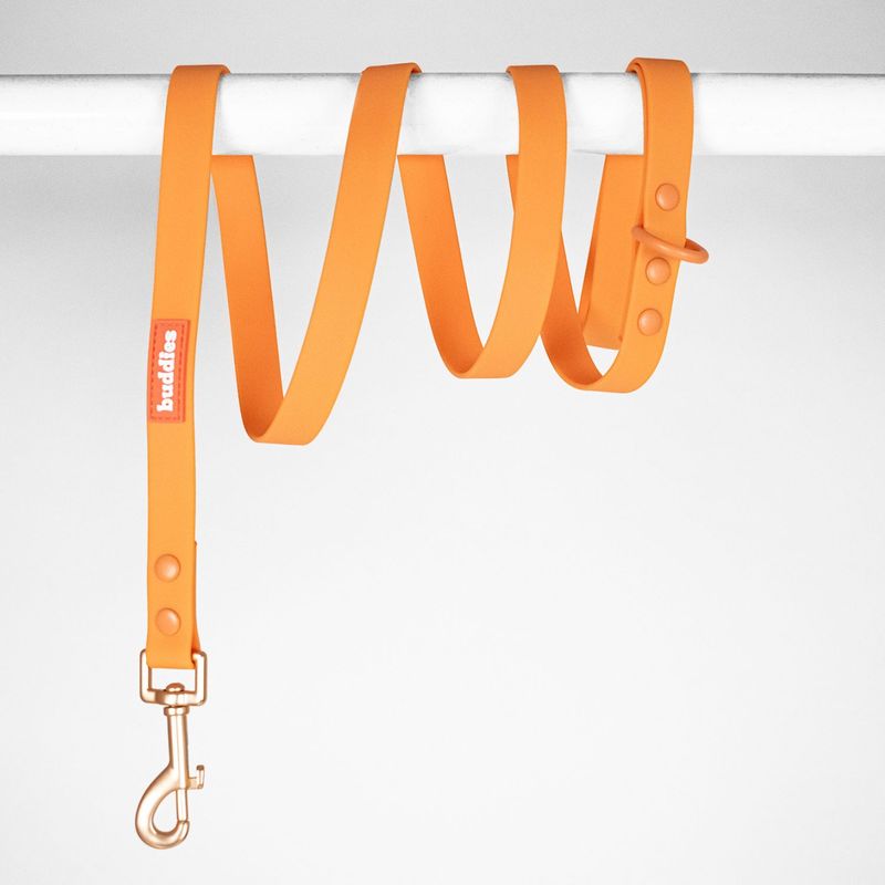 Correa-Para-Perros-152cm-Naranja-Repele-agua-y-suciedad