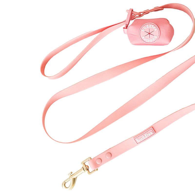 Buddies-Correa-Pvc-Para-Perros-Paseos-Rosado-152cm