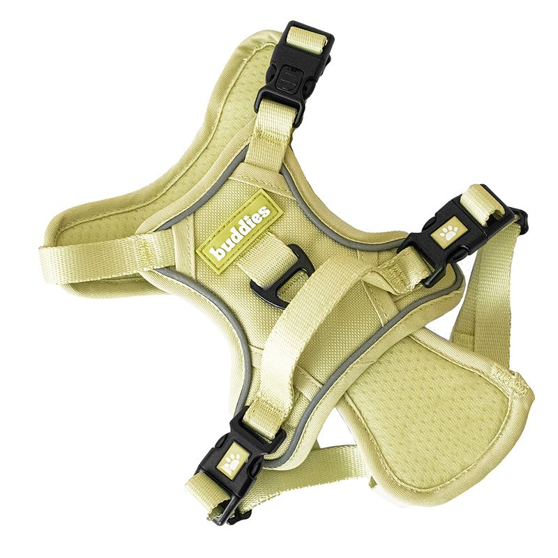 Buddies-Arnes-Pechera-Para-Perros-Paseos-Verde-XS