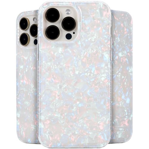 Case Moket Marmol para Iphone 15 Pro Perla