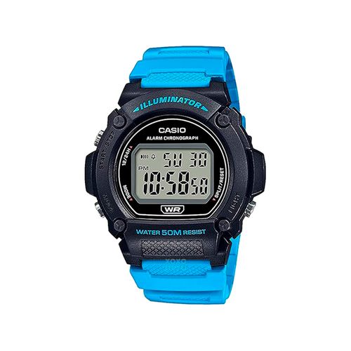 Reloj Casio W219H-2A2V Correa de Resina en Azul