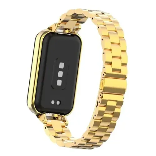 Correa eslabones para Mi Band 7 Dorado