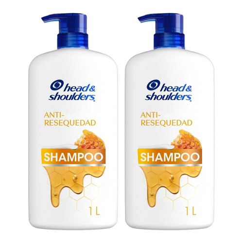 Pack Shampoo HEAD & SHOULDERS Antiresequedad Frasco 1L x 2un