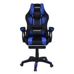 Silla-Gamer-Extingtion-Sapp-Gamuza-Cuerina Color-Azul