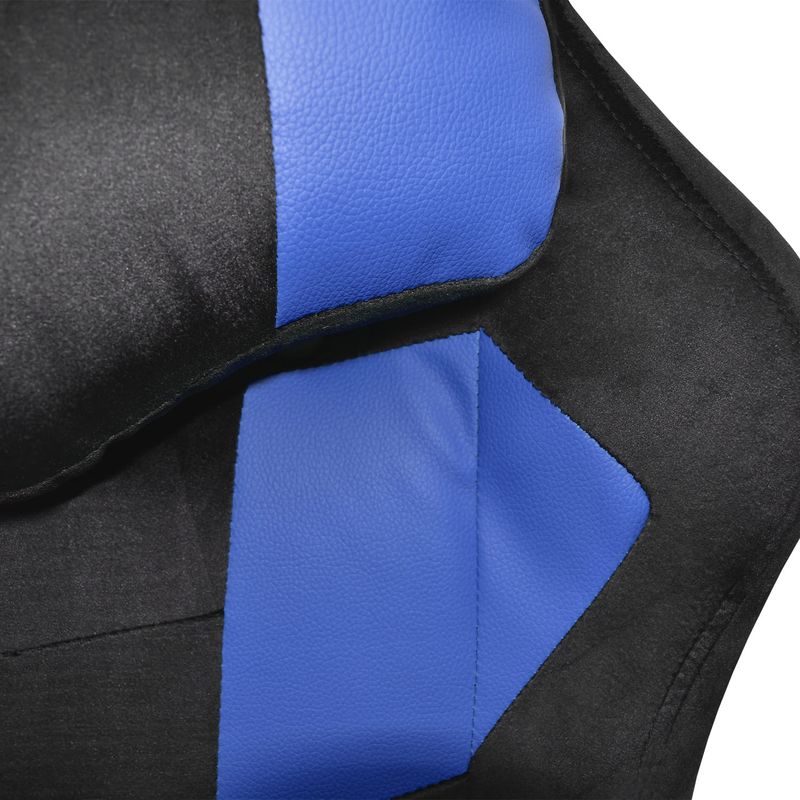Silla-Gamer-Extingtion-Sapp-Gamuza-Cuerina Color-Azul