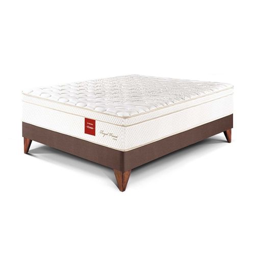 Cama Europea Royal Prince 2 plazas Chocolate Paraiso