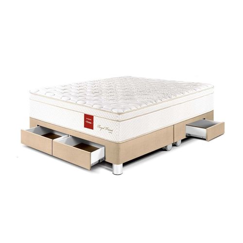 Cama Royal Prince Cajones King Champagne Paraiso