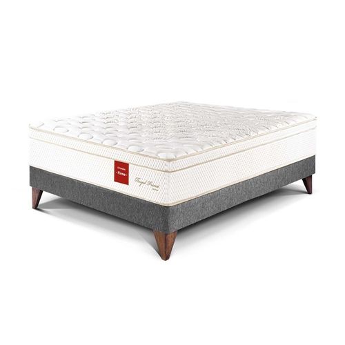 Cama Europea Royal Prince 2 plazas Gris Paraiso