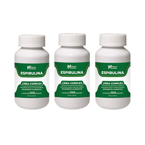 Espirulina Superalimento Natural 100 Caps Dermo Sumak 3 und