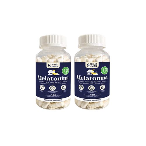 Melatonina 10mg 100 Capsulas Dermo Sumak 2 und