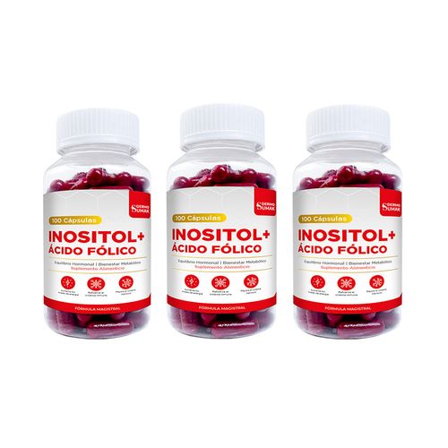 Inositol + Acido Folico 100 Capsulas Dermo Sumak 3 und
