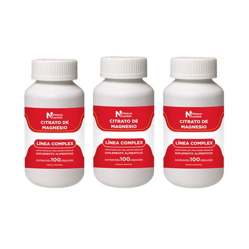 Citrato de Magnesio Energia Natural 100 Caps Dermo Sumak 3 und