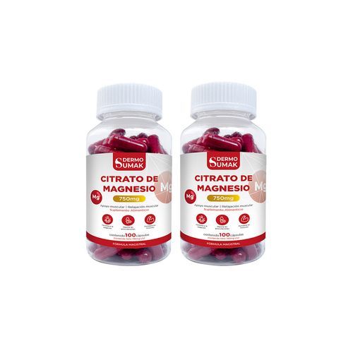 Citrato de Magnesio 100 Capsulas Dermo Sumak 2 und