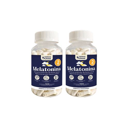 Melatonina 2mg 100 Capsulas Dermo Sumak 2 und