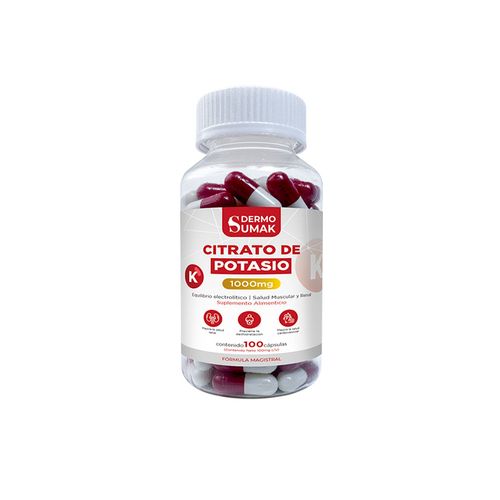 Citrato de Potasio 100 Capsulas Dermo Sumak
