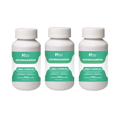 Ashwagandha Energia Natural 100 Capsulas Dermo Sumak 3 und