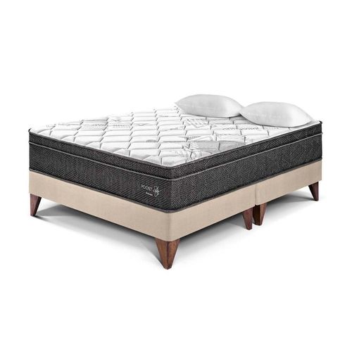 Cama Europea Pocket Star King Champagne Paraiso