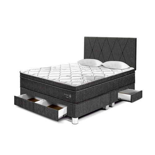 Dormitorio Pocket Star C/loft Queen Charcoal Paraiso