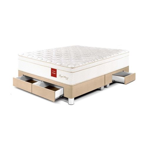 Cama Royal Prince Cajones Queen Champagne Paraiso