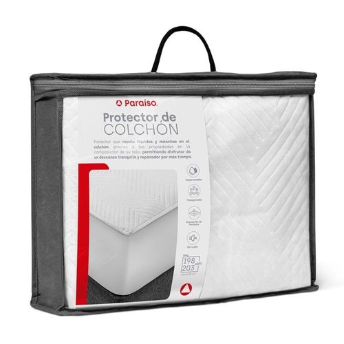 Protector De Colchón Impermeable Paraíso King Paraiso