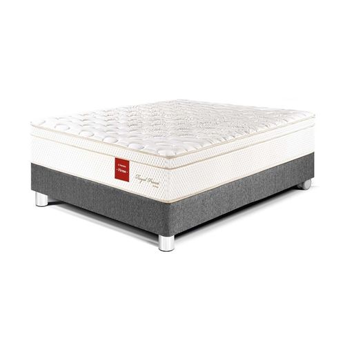 Cama Royal Prince 1.5 plazas Gris Paraiso