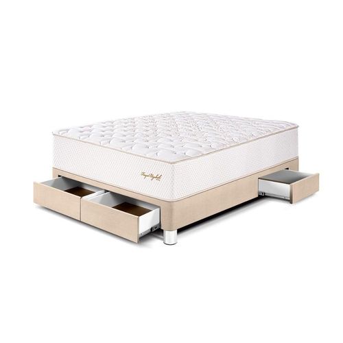 Cama Royal Elizabeth Cajones 2 plazas Champagne Paraiso
