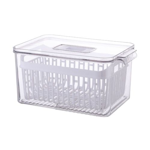 Contenedor con cesta 24x15.5x12.3cm Orange