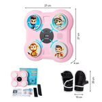 Maquina-de-Boxeo-Musical-para-Niños-con-Bluetooth-Y-Guantes-de-Regalo-Rosado-RZ1