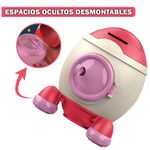 Alcancia-Cohete-con-Stickers-2D-3D-Kawaii-para-Niños-Y51-Rojo
