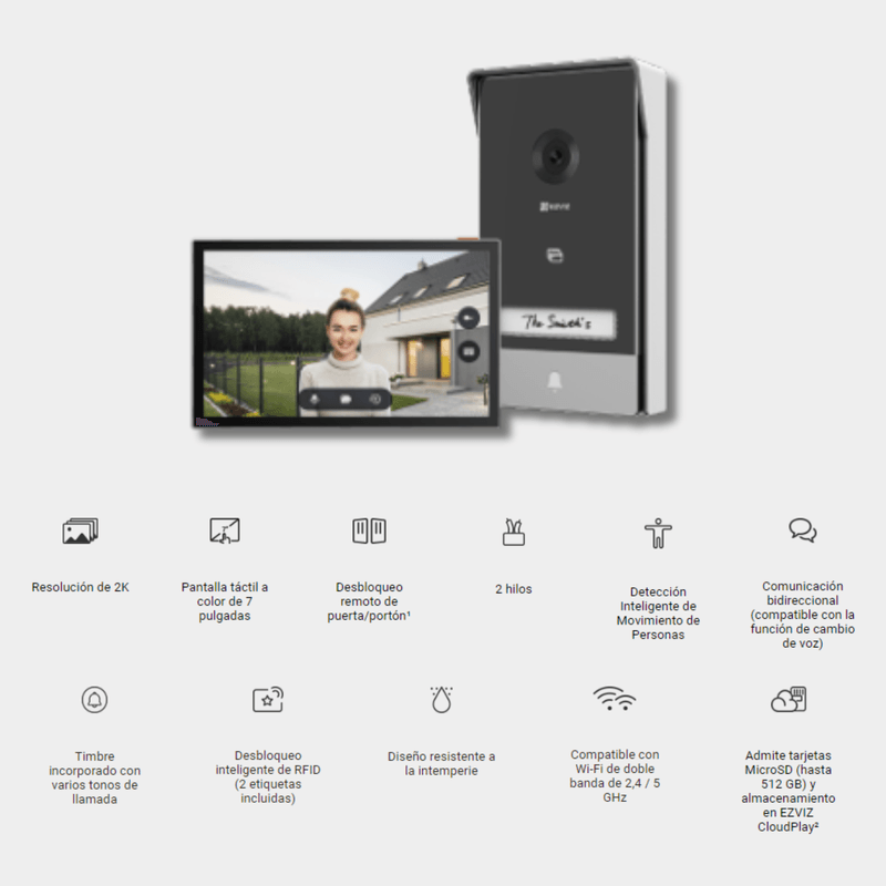 Kit-Videoportero-domestico-inteligente-HP7-2K---Monitor-Tactil-SD7---Ezviz