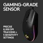 Mouse-Gamer-Logitech-G203-RGB-Lightsync-6-Botones---Negro