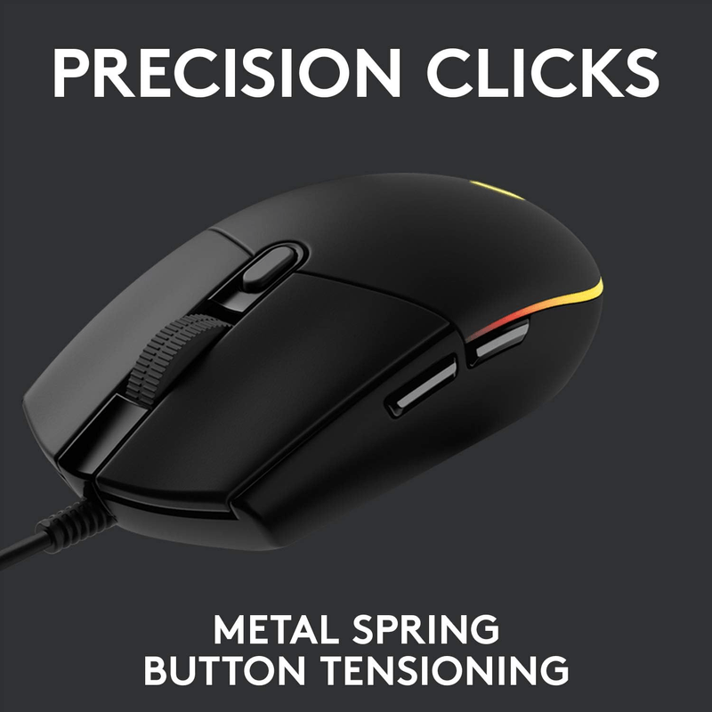 Mouse-Gamer-Logitech-G203-RGB-Lightsync-6-Botones---Negro