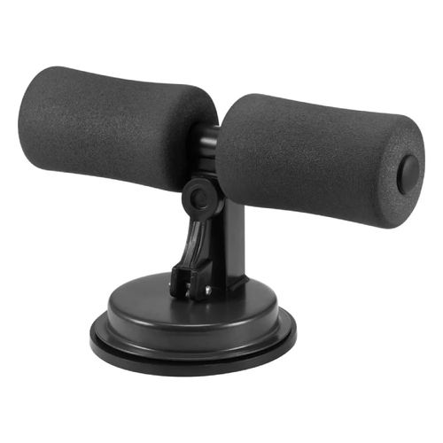 BARRA DE PISO EQUIPO PORTÁTIL AJUSTABLE PARA ABDOMINALES COLOR NEGRO
