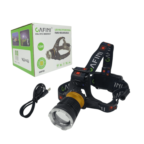 Linterna Frontal Led Recargable Cafini Multifuncional CN-L701C